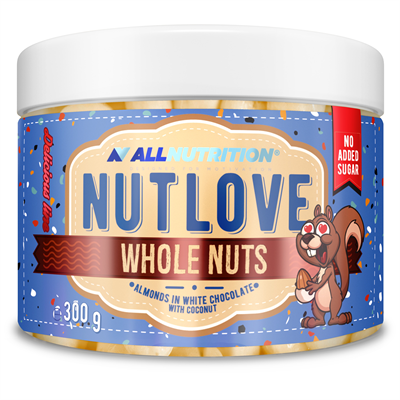 ALLNUTRITION NUTLOVE WHOLE NUTS - ALMONDS IN WHITE CHOCOLATE WITH COCONUT