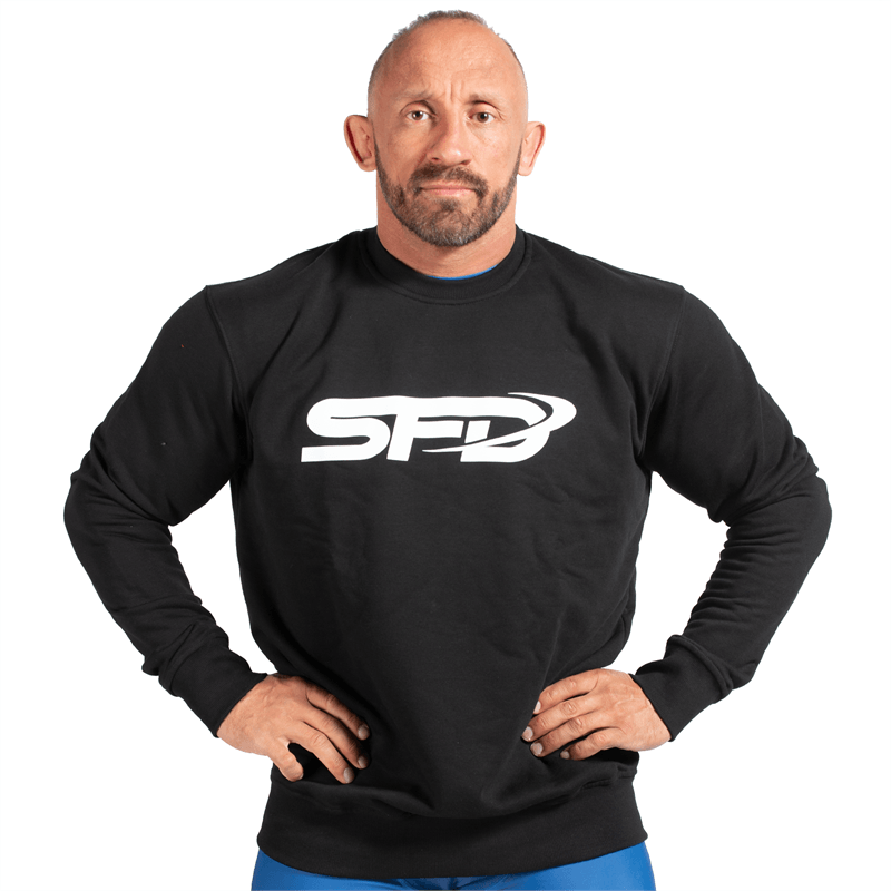 SFD NUTRITION Černá mikina SFD
