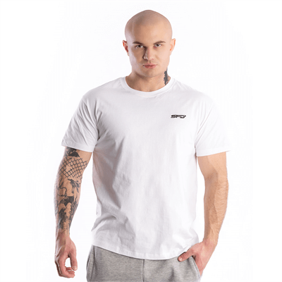 SFD WEAR PÁNSKÉ TRIČKO ESSENTIAL WHITE