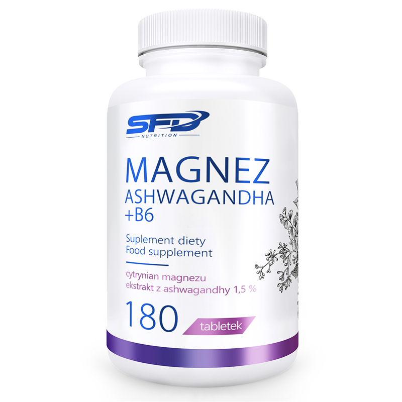 SFD NUTRITION HOŘČÍK ASHWAGANDHA + B6