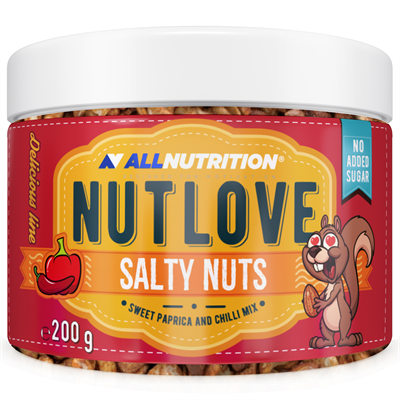ALLNUTRITION NUTLOVE SALTY NUTS Sweet Paprica And Chilli Mix