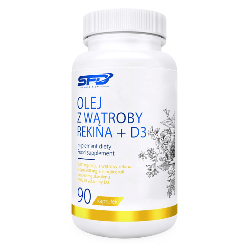 SFD NUTRITION Olej ze Žraločích Jater + D3
