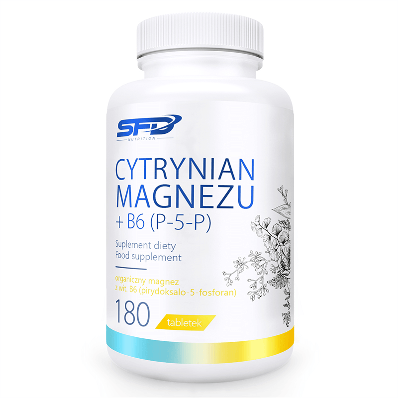SFD NUTRITION CITRÁT HOŘEČNATÝ + B6(P-5-P)