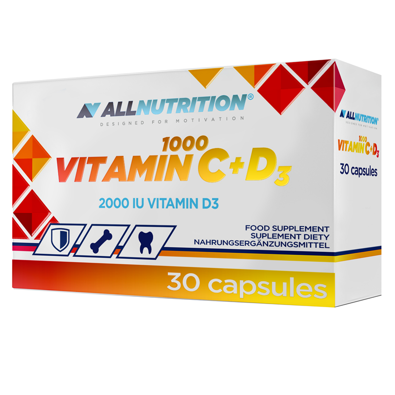 ALLNUTRITION Vitamin C 1000 mg + D3