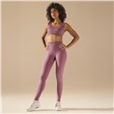 Legginsy + Top BASIC DUSTY ROSE (zestaw)
