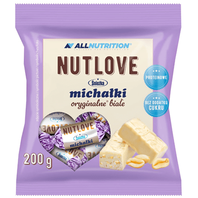 ALLNUTRITION NUTLOVE MICHAŁKI BÍLÉ PROTEINOVÉ